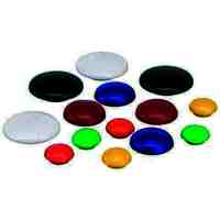 Whiteboard Magnetic Button Quartet 30mm Blue Pack 10