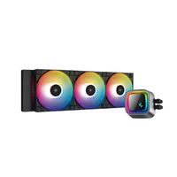 Deepcool LS720 Premium Liquid CPU Cooler, 360mm Radiator, 3xFC120 A-RGB PWM Fans, Low Noise LGA2066/2011-v3/2011/1700/1200/1151 AMD sTRX4/sTR4/AM5/AM4