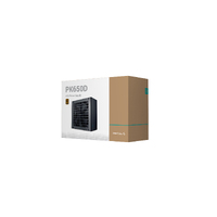 DeepCool PK650D 80+ Bronze Power Supply Unit, 120mm Fan, Taiwan Capacitor, DC to DC, ATX12V V2.4, 100,000 MTBF, 85% Efficiency