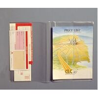 Document Wallet A4 Rexel Twin Clear R12340