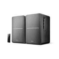 Edifier R1280DB - 2.0 Lifestyle Bookshelf Bluetooth Studio Speakers Black - 3.5mm AUX/RCA/BT/Optical/Coaxial Connection/Wireless Remote