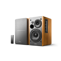 Edifier R1280T - 2.0 Bluetooth Lifestyle Bookshelf Speakers Brown - 3.5mm AUX/Dual RCA, 42W,  MDF Wooden Enclosure
