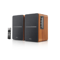 Edifier R1280Ts Multimedia 2.0 Studio Speakers - Dual RCA, Studio Quality Sound, 42W RMS, Side Panel Control, Remote Control