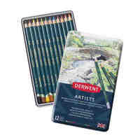 Pencil Derwent Artist 32092 Tin of 12 