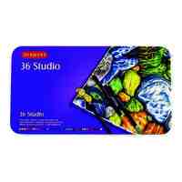 Pencil Derwent Studio Coloured 32198 Tin 36