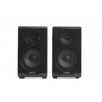 Edifier R33BT Active Bluetooth Speaker - V5.0 1/2 inch Tweeter  3.5 inch Mid/Bass Driver, 10W RMS Power Output, 70Hz-20KHz, ≥85dB(A), Wooden Enclosure