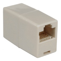 8Ware RJ45 in Line Coupler - Network Keystone Jack Socket suitable for CAT5e and CAT6 Ethernet Cables & Adapters