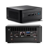 INTEL NUC MINI PC, i7-1260P, DDR4(0/2), M.2(0/1), 2.5"(0/1), WL, NO P/CORD, 3YR RTB