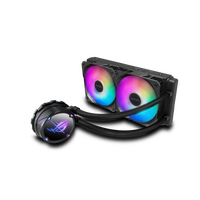 ASUS ROG STRIX LC II 240 ARGB All-in-one Liquid CPU Cooler, Dual ROG 120mm Addressable RGB Radiator Fan Intel LGA 1700/1150/1151 AMD AM4/TR4