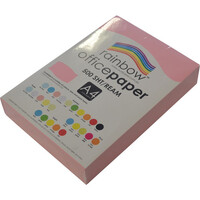 Rainbow A4 Office Paper 80gsm Ream 500 Pink