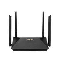 ASUS AX1800 WIRELESS ROUTER, DUAL BAND, GbE(4), ANT(4), USB(1), 3YR WTY