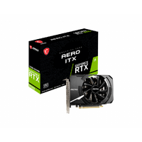 MSI nVidia Geforce RTX 3060 AERO ITX 12GB OC Video Card, 1792 MHz Boost Clock, GDDR6, PCI-E 4.0, 3x DisplayPort 1.4, 1x HDMI 2.1