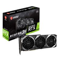 MSI nVidia GeForce RTX 3070 VENTUS 3X PLUS 8G OC LHR GDDR6 7680 x 4320,1755 MHz Boost Clock DisplayPort x 3,HDMI x 1