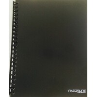 Display Book A4 20 Pocket Refillable Black 19300 / 186350 