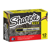 Sharpie Pro Mtl BT Mrk Bl Bx12