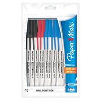 Pen OFFICE SUPPLIES>Copy Papermate Kilometrico Ballpoint Medium Assorted Pack 10