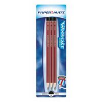 Pencil PaperMate Woodcase Pencil for easy sharpening HB 0.5mm Hangsell blister card pack of 3 