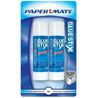 Adhesive Glue Stix Papermate 35g Blister Pack 2