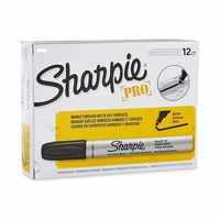 Marker Sharpie Pro Metal Aluminium Bullet Black S20093047 Box 12