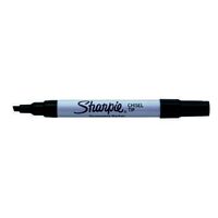 Marker Sharpie Pro Metal Aluminium Chisel Black Box 12