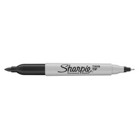 Marker Sharpie Twin Tip Fine and Ultra Fine S32001 Black Box 12 