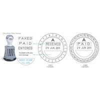 Stamp Shiny Clock Face Dater 24 Hour Plastic