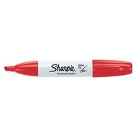 Marker Sharpie Permanent Chisel S38202 Red Box 12