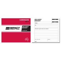 Delivery Docket Book Carbonless Impact 4 x 5 Duplicate SB312