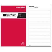 Notebook Plain Ruled Carbonless Impact 8 x 5 Duplicate SB325
