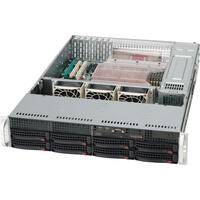 Supermicro 2RU Server Chassis, Rackmount, 8 x 3.5' Hotswap HDD Bays, eATX, DVD Option, 700W RPSU