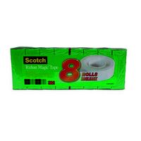 Tape 3M Scotch Magic 810 Multipack 19mm x 25m Pack 8
