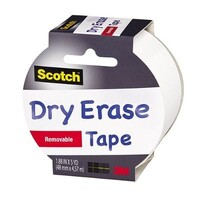 Dry Erase Tape Removable White 3M Scotch 1905R.DE.WHT 48mm x 4.57M 