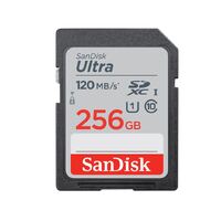 SanDisk Ultra 256GB SDHC SDXC UHS-I Memory Card 120MB/s Full HD Class 10 Speed Shock Proof Temperature Proof Water Proof X-ray Proof Digital Camera