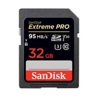 SanDisk 32GB Extreme PRO Memory Card 170MB/s Full HD & 4K UHD Class 30 Speed Shock Proof Temperature Proof Water Proof X-ray Proof Digital Camera