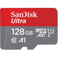 SanDisk Ultra 128GB microSD SDHC SDXC UHS-I Memory Card 120MB/s Full HD Class 10 Speed Google Play Store App for Android Smartphone Tablet