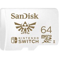 SanDisk 64GB microSD UHS-I Card for Nintendo Switch 100MB/s 60MB/s -25ºC to 85ºC microSDHC microSDXC microSDHC UHS-I microSDXC UHS-I