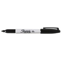 Marker Sharpie Permanent Fine 1.0mm S30001/30051 Black Box 12 