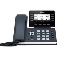 YEALINK (SIP-T53) 12 LINE IP PHONE WITH HANDSET, 3.7" ADJUSTABLE LCD SCREEN