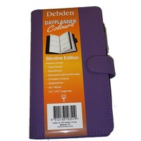 Organiser Debden Dayplanner Colours Slimline Purple SL7055