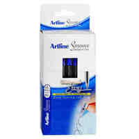 Pen Ballpoint Artline Smoove 8210 Medium Blue Box 50