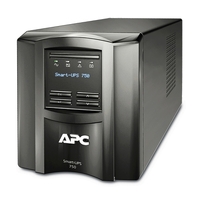 APC SMART UPS(SMT) 750VA, IEC(6), USB, SERIAL, SMART SLOT, LCD,TWR, SMART CONNECT-3Y WTY