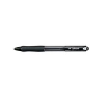 Pen Uniball Laknock Retractable Medium 1.0mm SN100 Black Box 12