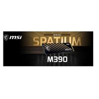 MSI SPATIUM M390 NVMe M.2 SSD 2TB, 3300 MB/s Read, 3000 MB/s Write, PCI-E 3.0, 1200 TBW, 5 Year Warranty