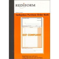 Purchase Order Book Rediform SRB201 2 Part Carbonless Pack 5