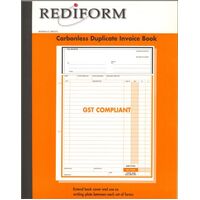 Invoice Book A4 Carbonless Rediform Triplicate SRB307L Pack 5