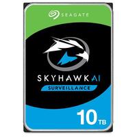 SEAGATE SKYHAWK SURVEILLANCE AI INTERNAL 3.5" SATA DRIVE, 10TB, 6GB/S, 7200RPM, 3YR WTY