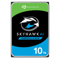 SEAGATE SKYHAWK SURVEILLANCE AI INTERNAL 3.5" SATA DRIVE, 10TB, 6GB/S, 7200RPM, 3YR WTY