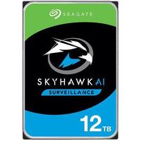 SEAGATE SKYHAWK SURVEILLANCE AI INTERNAL 3.5" SATA DRIVE, 12TB, 6GB/S, 7200RPM, 3YR WTY