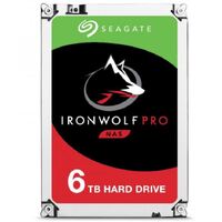 SEAGATE IRONWOLF NAS PRO INTERNAL 3.5" SATA DRIVE, 6TB, 6GB/S, 7200RPM, 5YR WTY