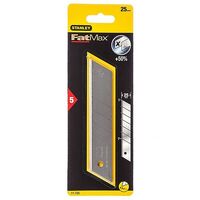 Knife Cutter Blade Stanley Fatmax 25mm Snap Off Pack 10